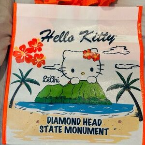 Rare Hello Kitty Hawaii Exclusive Sanrio x Diamond Head Reusable Tote Bag